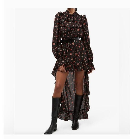 WeWoreWhat Dresses & Skirts - We Wore What High Low Dress Size XS Black Red